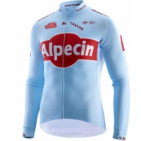 Maillot vélo 2019 Team Katusha Alpecin Manches Longues N001